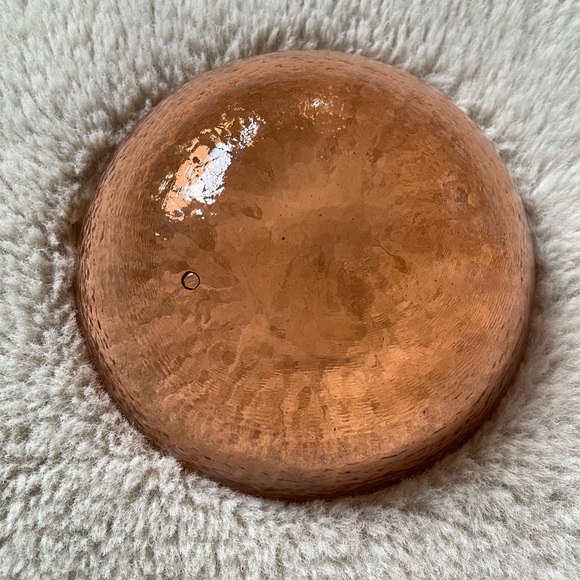 Fire & Light | Copper 6” Glass Soup Salad Bowl - Picture 6 of 8